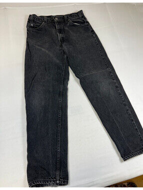 Vintage 94'  Levis 550 Jeans Men 34x32 Relaxed Fit Tapered Leg Black Made in USA
